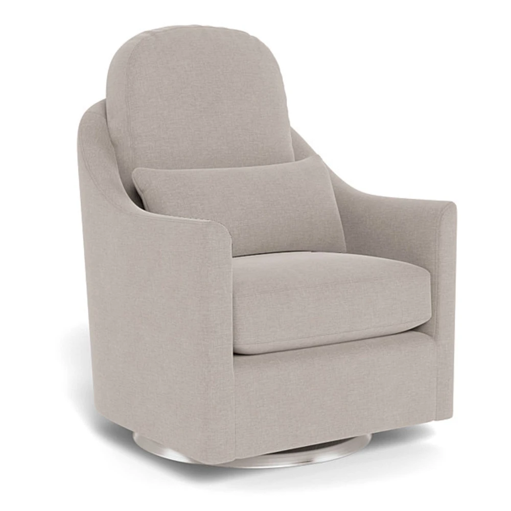 Fauteuil Berçant et Pivotant Nessa - Sand / Argent