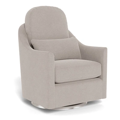 Fauteuil Berçant et Pivotant Nessa - Sand / Argent