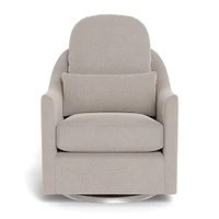Fauteuil Berçant et Pivotant Nessa - Sand / Argent