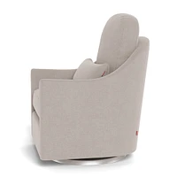 Fauteuil Berçant et Pivotant Nessa - Sand / Argent