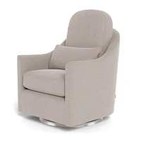 Fauteuil Berçant et Pivotant Nessa - Sand / Argent
