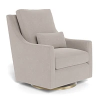 Fauteuil Berçant et Pivotant Vera - Sand / Or