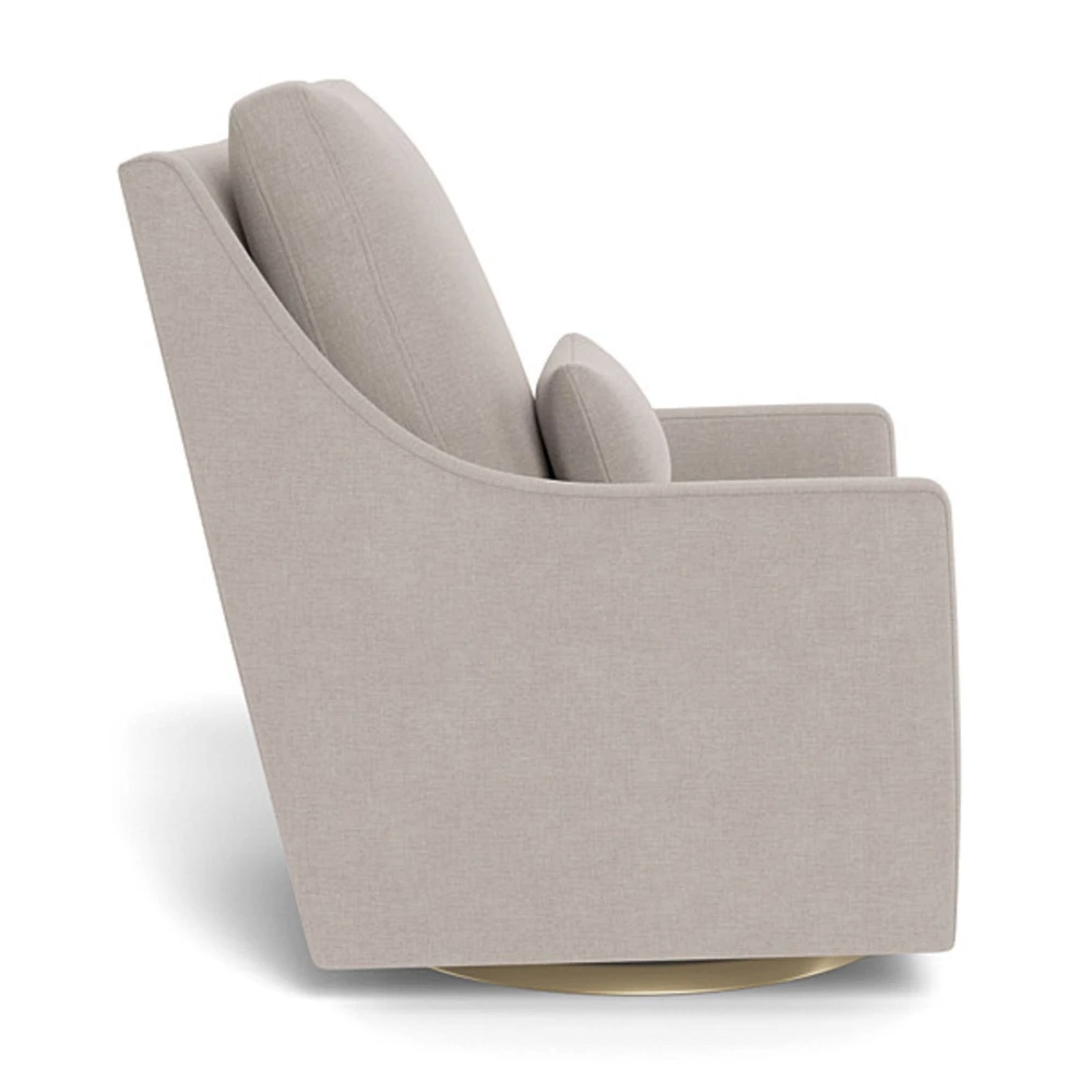 Fauteuil Berçant et Pivotant Vera - Sand / Or