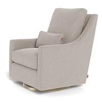 Fauteuil Berçant et Pivotant Vera - Sand / Or