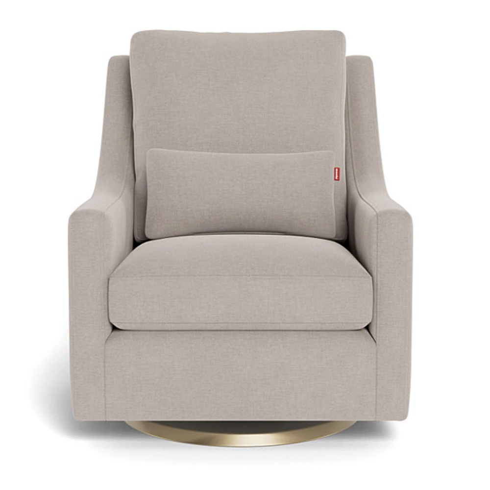 Fauteuil Berçant et Pivotant Vera - Sand / Or