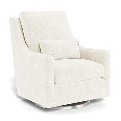 Fauteuil Berçant et Pivotant Vera - Sherpa / Argent
