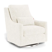 Fauteuil Berçant et Pivotant Vera - Sherpa / Argent