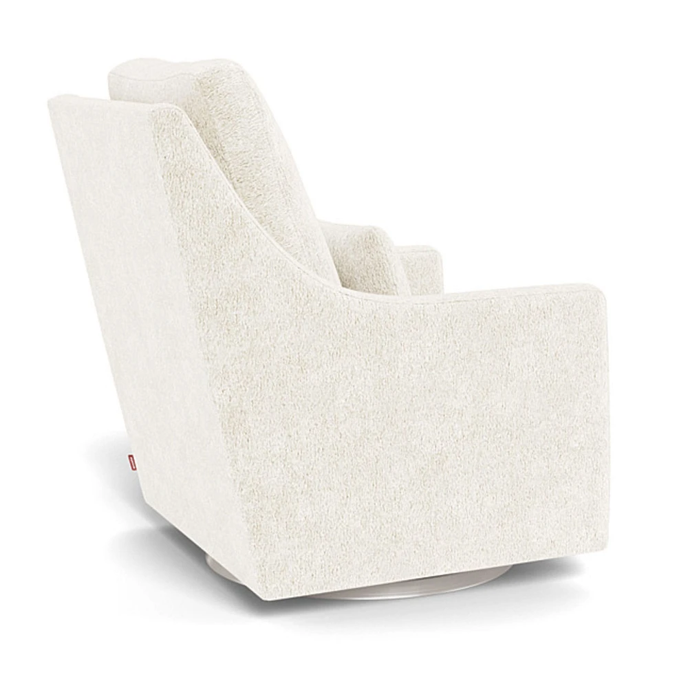 Fauteuil Berçant et Pivotant Vera - Sherpa / Argent