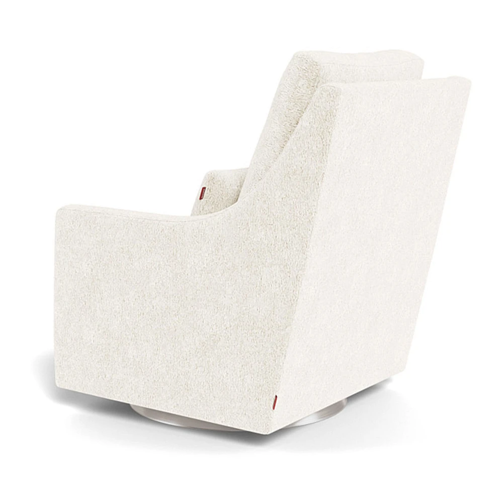 Fauteuil Berçant et Pivotant Vera - Sherpa / Argent