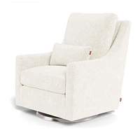 Fauteuil Berçant et Pivotant Vera - Sherpa / Argent