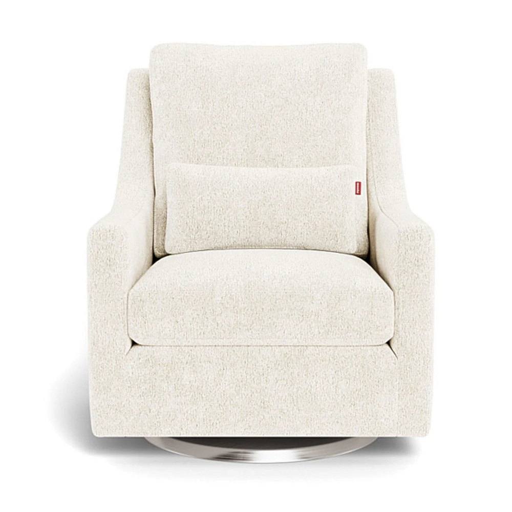 Fauteuil Berçant et Pivotant Vera - Sherpa / Argent
