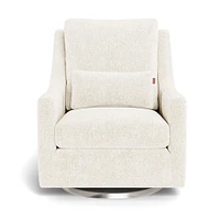 Fauteuil Berçant et Pivotant Vera - Sherpa / Argent