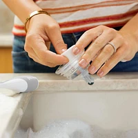Brosse Éponge à Biberon 2 en 1 - Gris