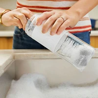 Brosse Éponge à Biberon 2 en 1 - Gris