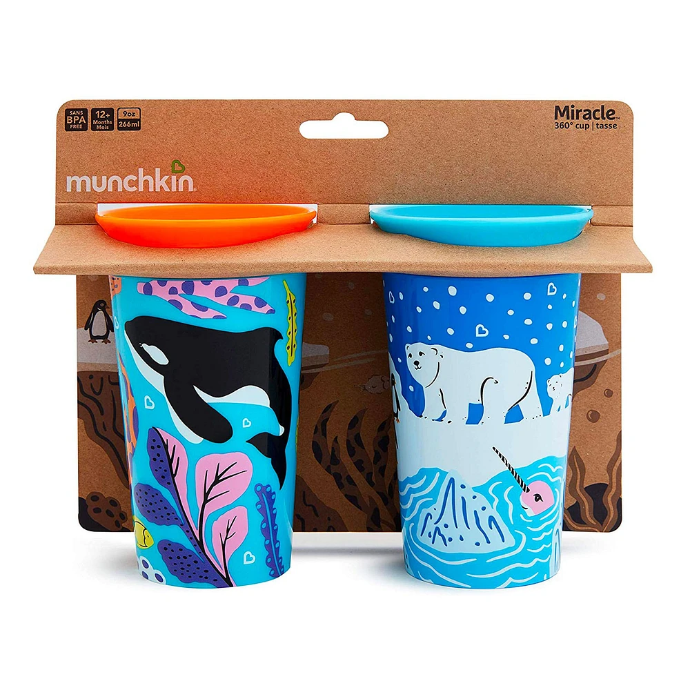 Miracle® 360° WildLove Sippy Cup 2-Pack