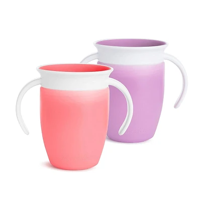 Cup 360 7oz (2) Pink Purple