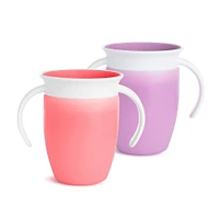 Cup 360 7oz (2) Pink Purple