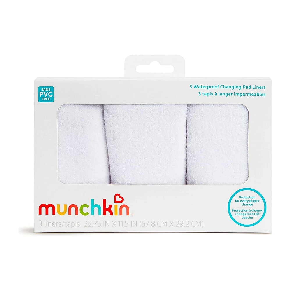 Waterproof Changing Pad Liners 3-Pack