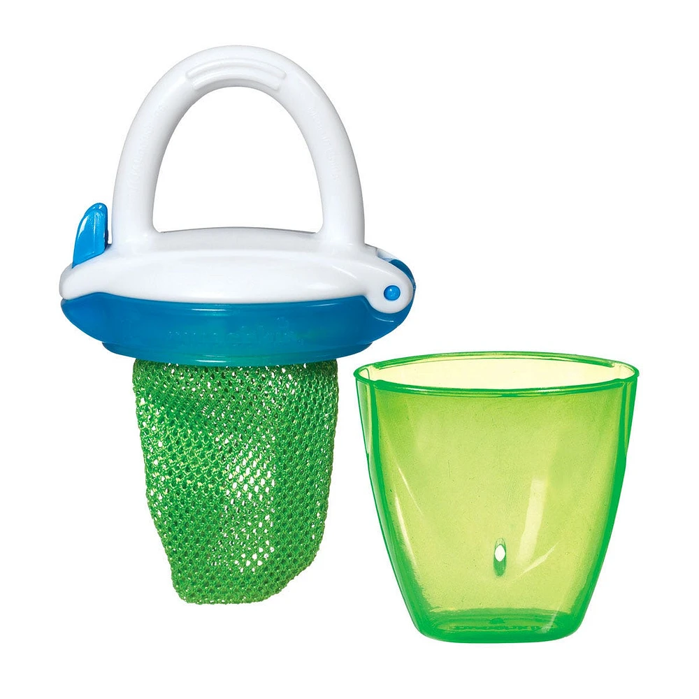 Deluxe Fresh Food Feeder - Blue/Green
