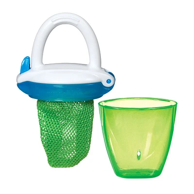 Deluxe Fresh Food Feeder - Blue/Green