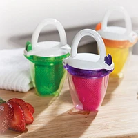 Deluxe Fresh Food Feeder - Blue/Green