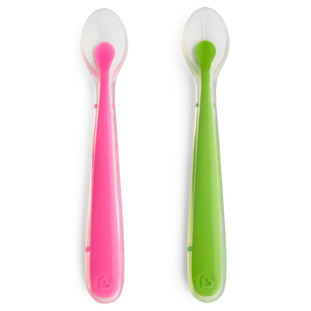 Gentle Silicone Spoons Set - Pink
