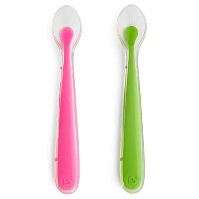 Gentle Silicone Spoons Set - Pink