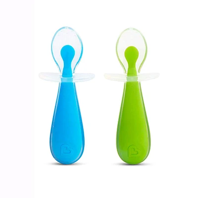 Gentle Scoop Silicone Training Spoons Set