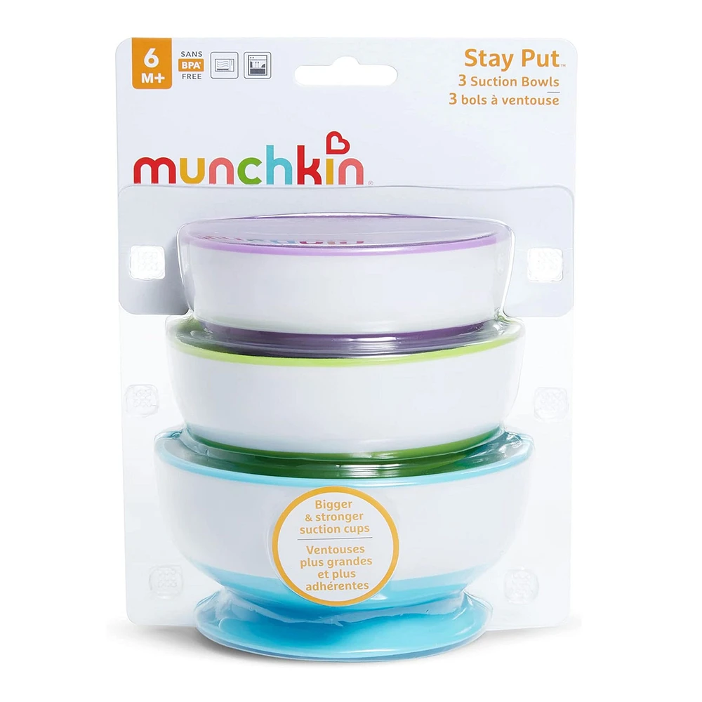 Stay Put Suction Bowls Set