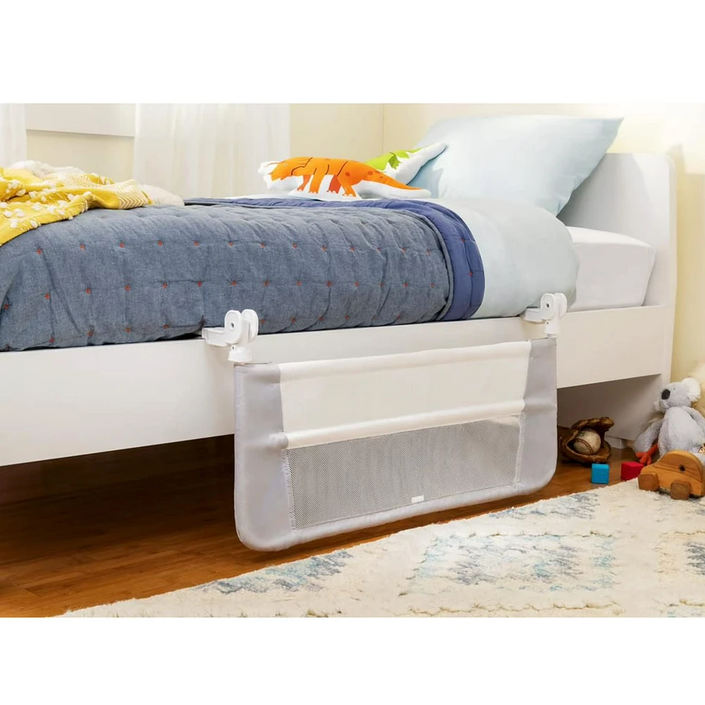 Toddler Safety Bed Rail - Grey