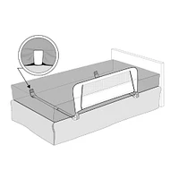 Toddler Safety Bed Rail - Grey