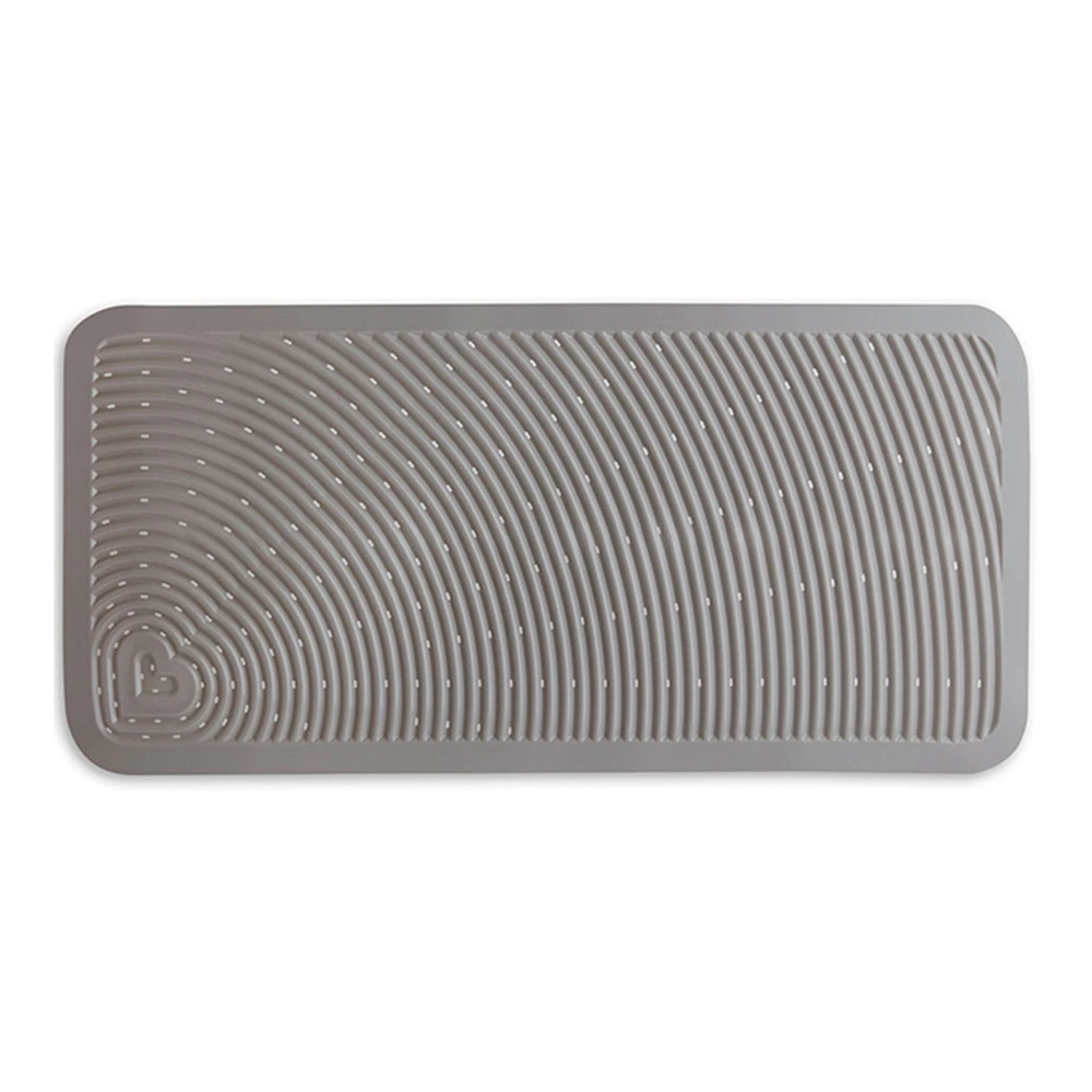 Cushioned Grey Bath Mat
