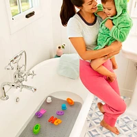 Cushioned Grey Bath Mat