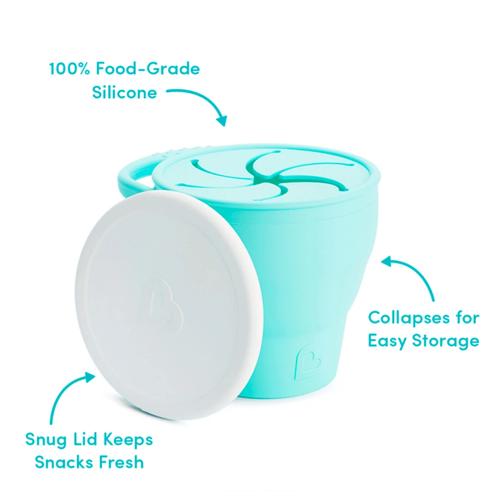 C’est Silicone!™ Snack Catcher with Lid - Mint