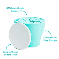 C’est Silicone!™ Snack Catcher with Lid - Mint