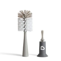 Brosse à Biberon 2-en-1 Ventouse Bristle™ - Gris