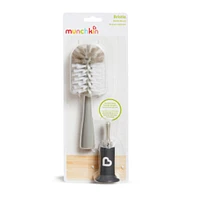 Brosse à Biberon 2-en-1 Ventouse Bristle™ - Gris