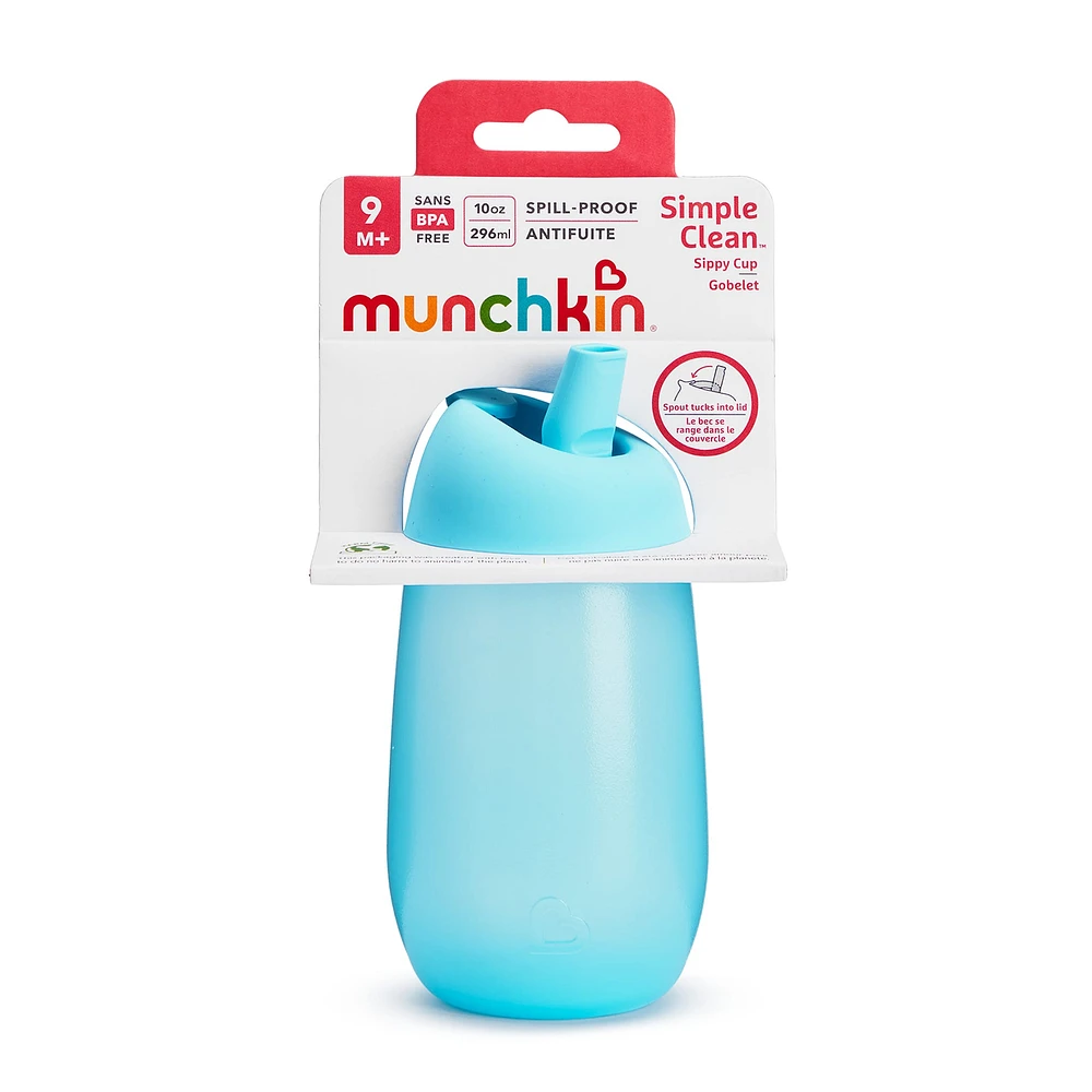 Gobelet Paille 10 oz Bleu
