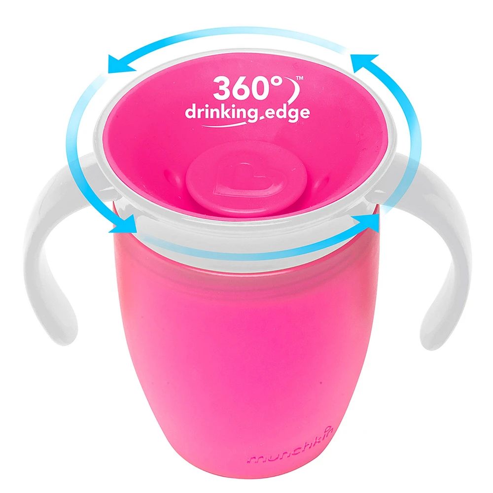 Miracle 360 Trainer Cup 7oz - Pink