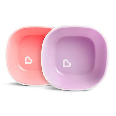 Splash Toddler Bowls - Pink/Purple