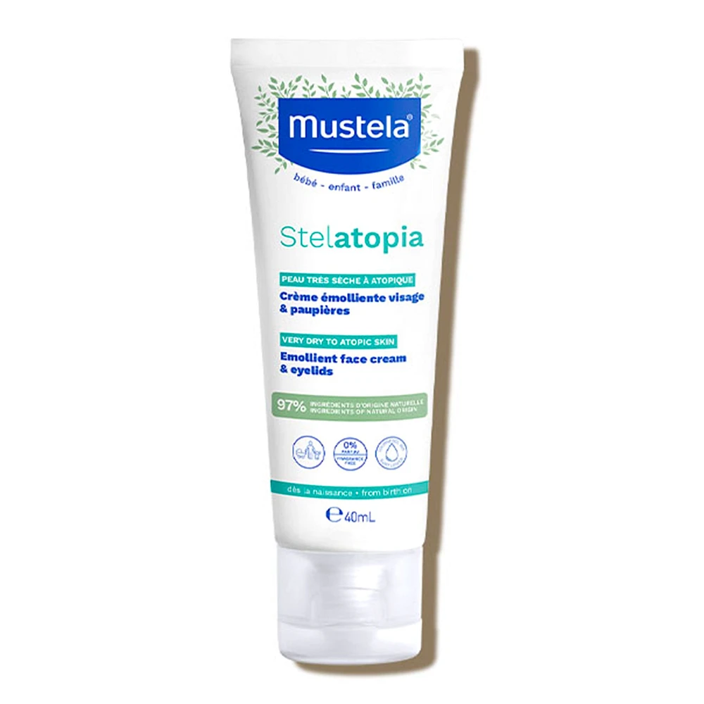 Crème Émolliente Visage Stelatopia 40ml