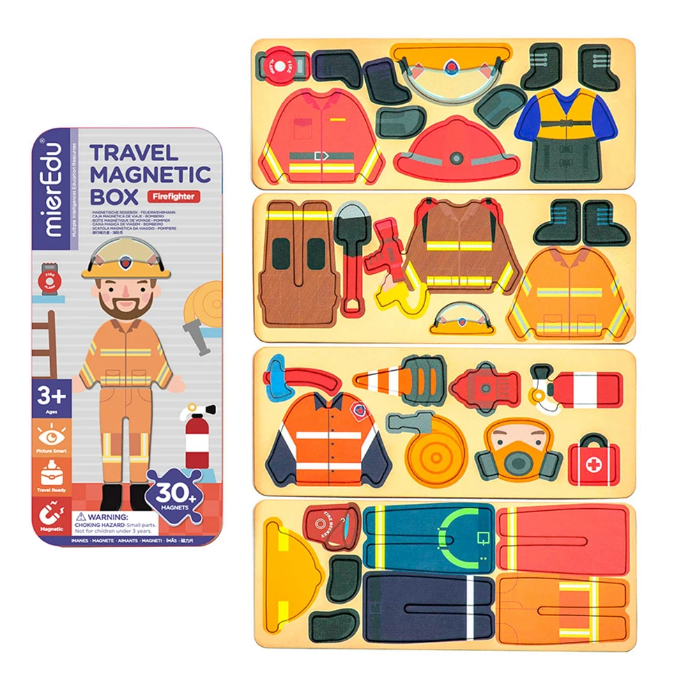 Magnet Puzzle Box-Firefighter