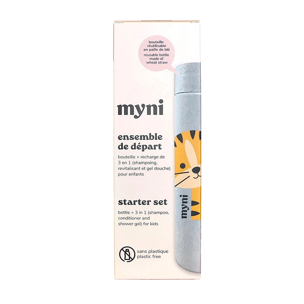 3in1 Kids Starter Kit  (Shower gel, shampoo, and conditioner) - Tiger