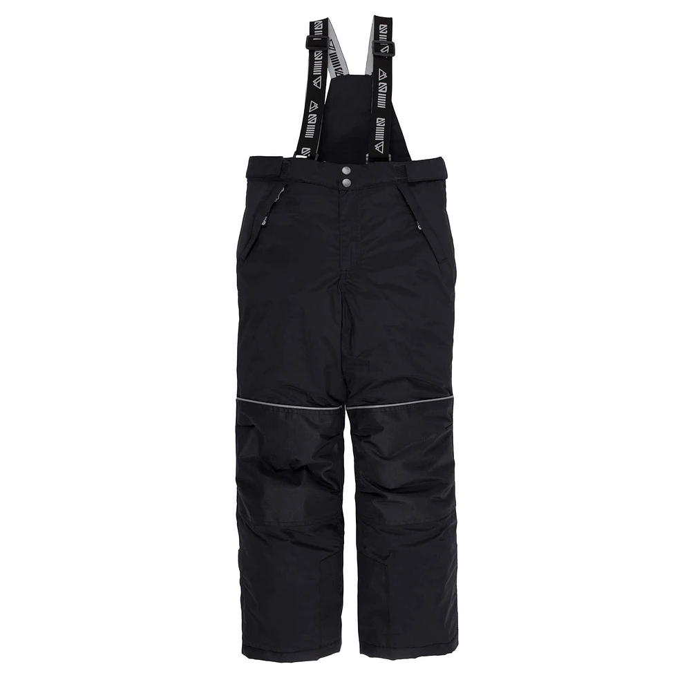 Solid Snow Bib Pants 7-14y