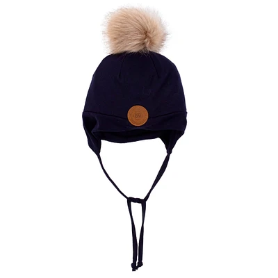 Tuque Doublée Marine 12-24mois