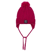 Tuque Tricot Rose 12/24m