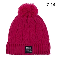 Tuque Tricot Rose  2-14ans