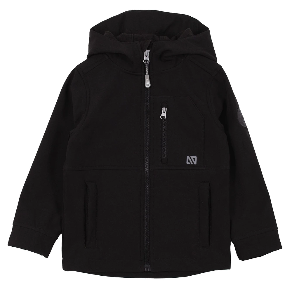 Black Softshell 4-14y