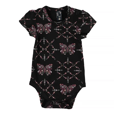 Butterflies Print Bodysuit3-24