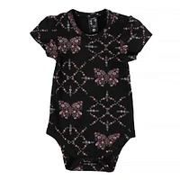 Butterflies Print Bodysuit3-24